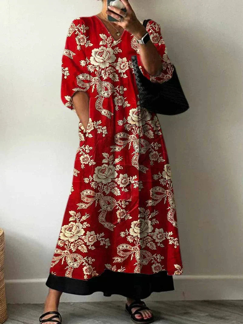 JULIA™ - DRAPED SUMMER MAXI DRESS