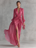 HELEN™ - ETHEREAL CHIFFON EVENING SUNSET DRESS