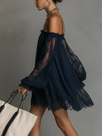 MARJORIE™ - ELEGANT CHIFFON MINI DRESS