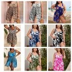 Backless Slimming One-Piece Swimdress