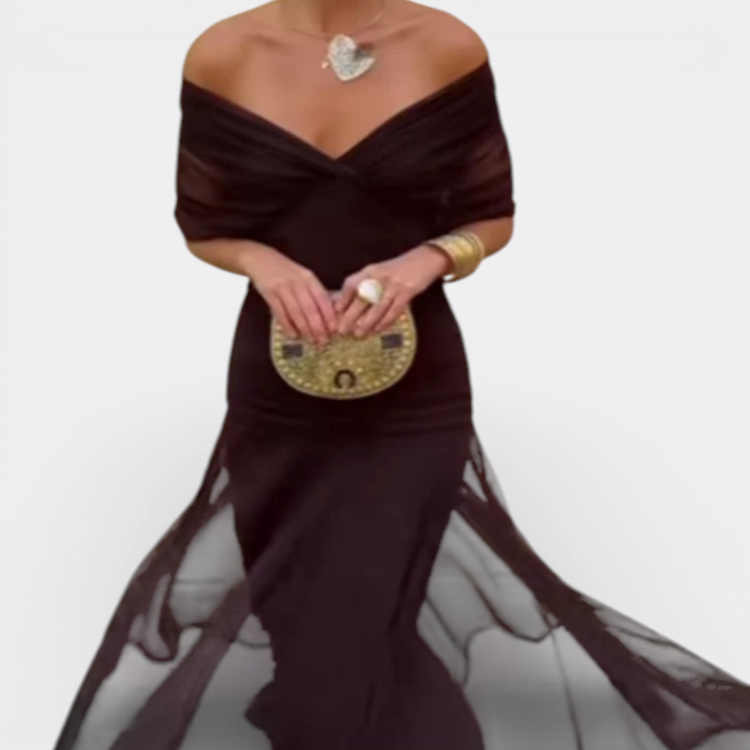 LOUISE - V-NECK SPRING MAXI DRESS