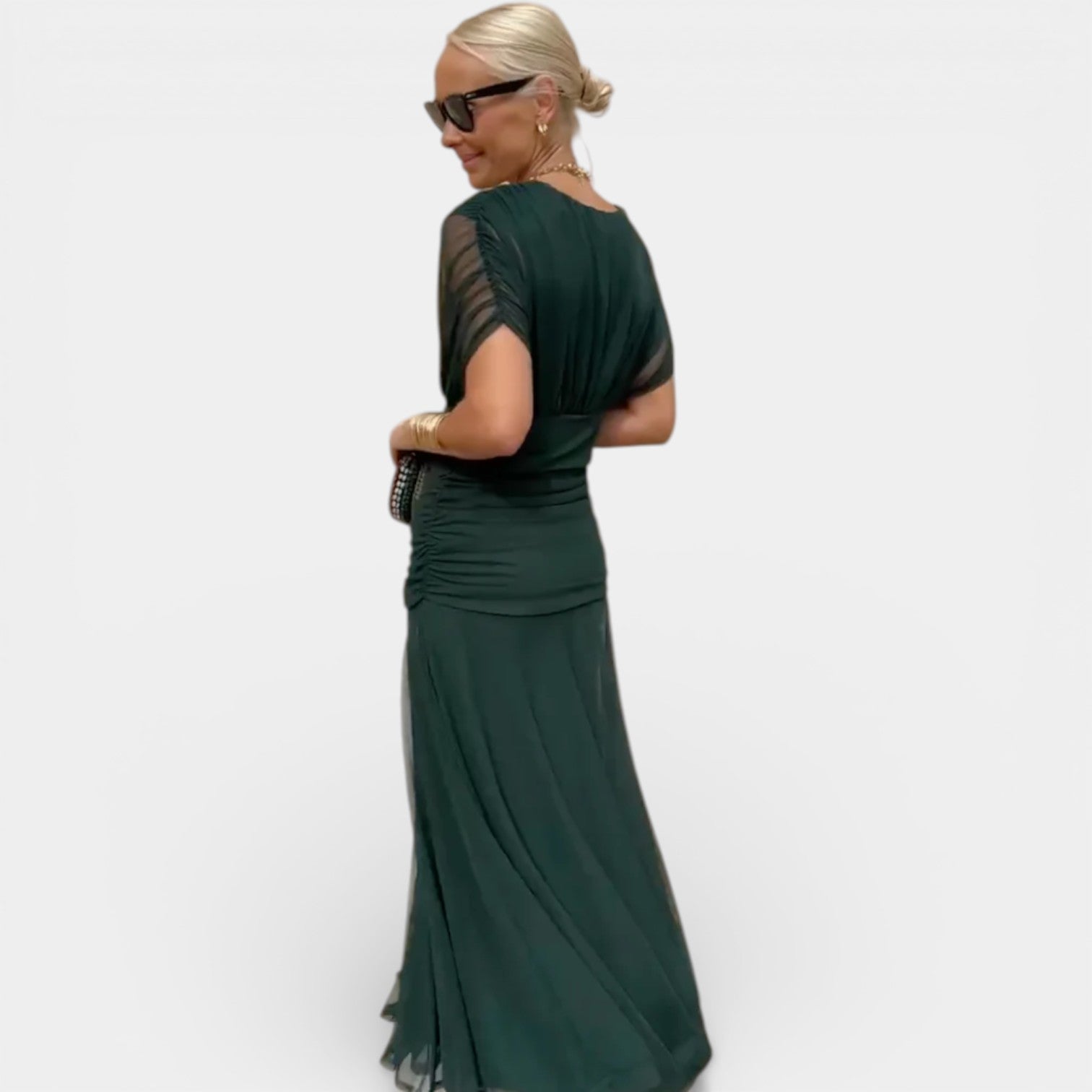 LOUISE - V-NECK SPRING MAXI DRESS