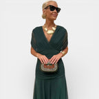 LOUISE - V-NECK SPRING MAXI DRESS