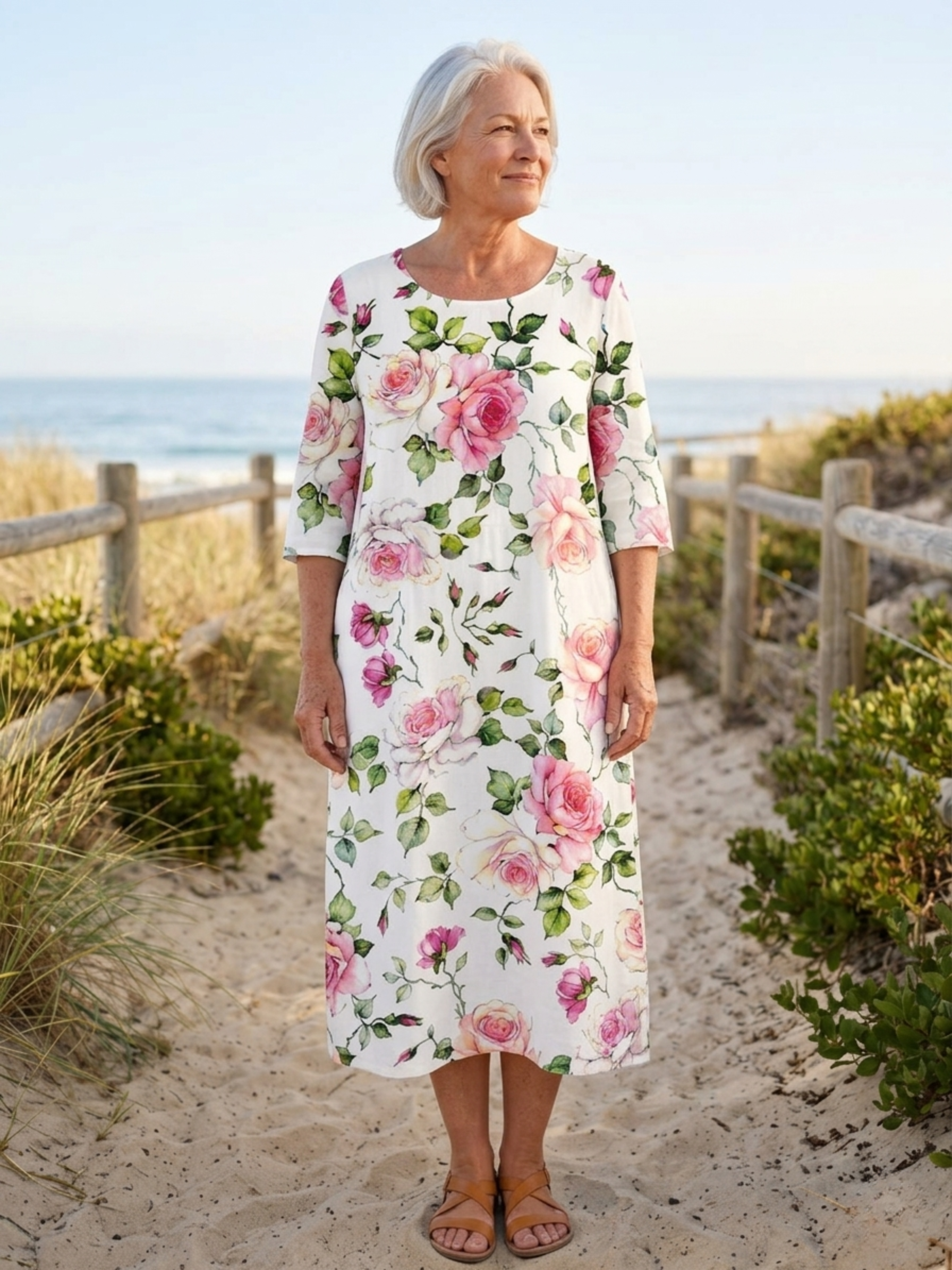 KIRA™  - TIMELESS CHIC MIDI DRESS