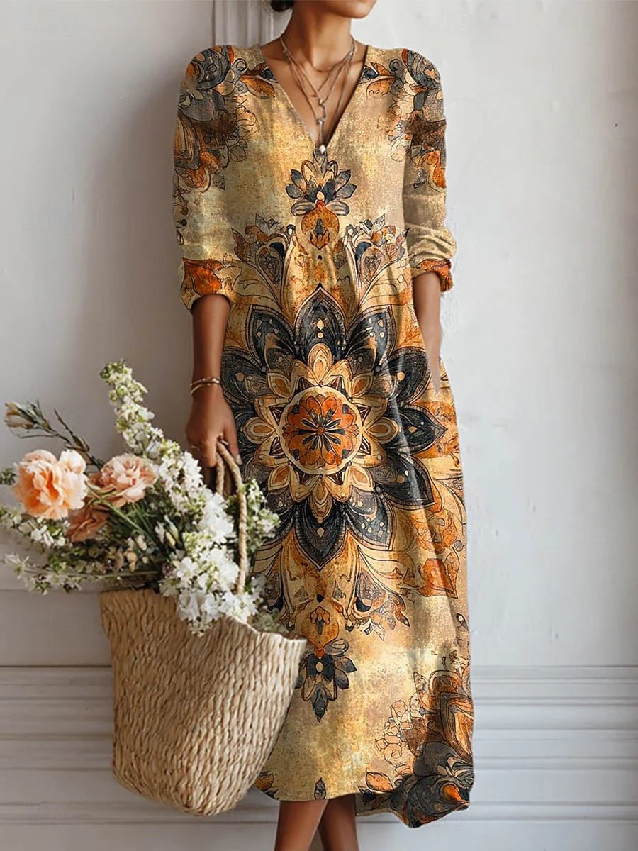 SABLE™ - RELAXED SUMMER MIDI DRESS