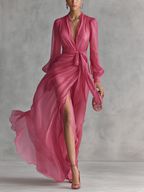 HELEN™ - ETHEREAL CHIFFON EVENING SUNSET DRESS