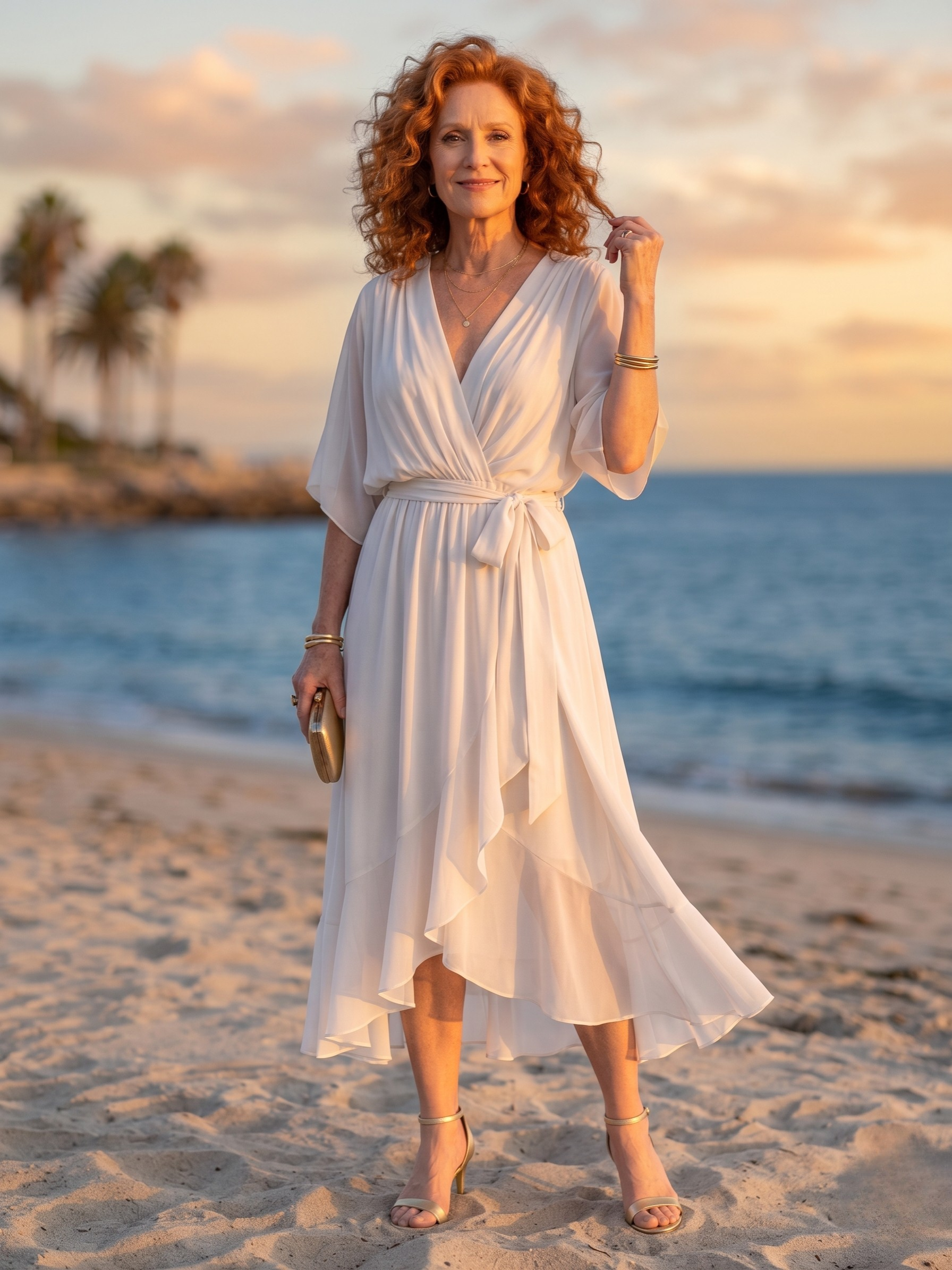 ELRIC™ - LIGHT DRAPE MIDI DRESS