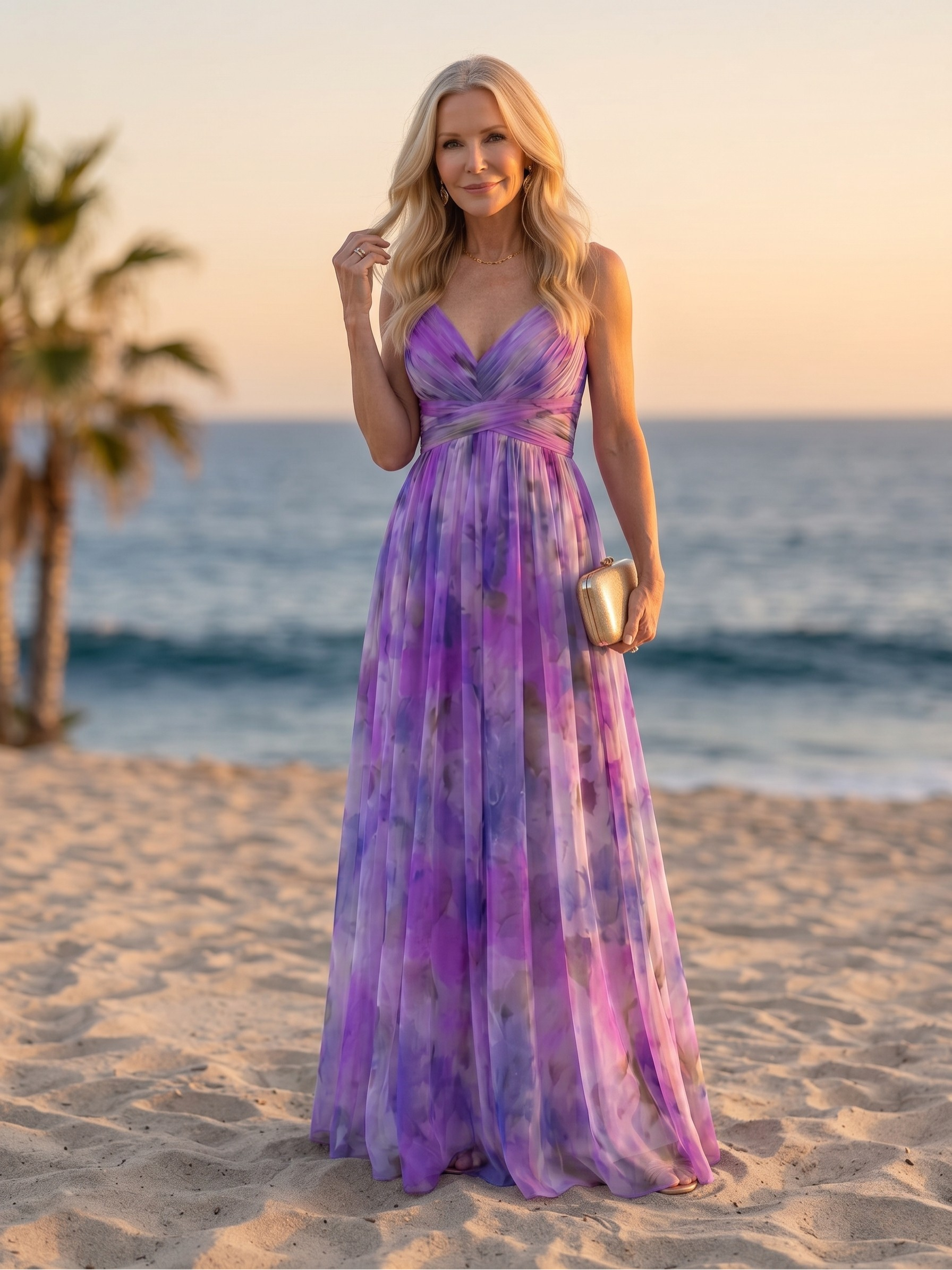 ISEL™ - SOFT WRAP MAXI DRESS