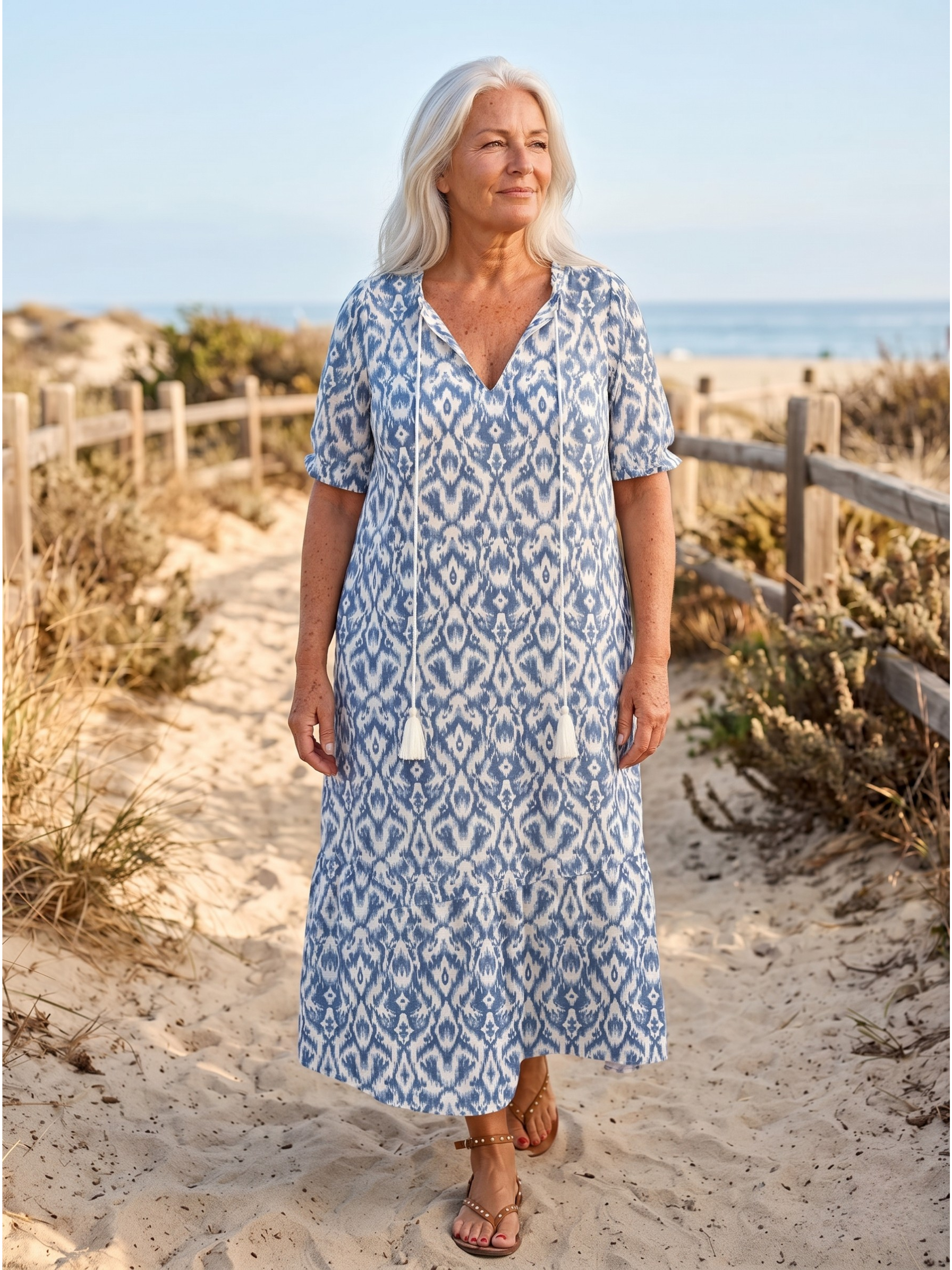 AMALIA™  - BOHO VINTAGE SUMMER MAXI DRESS