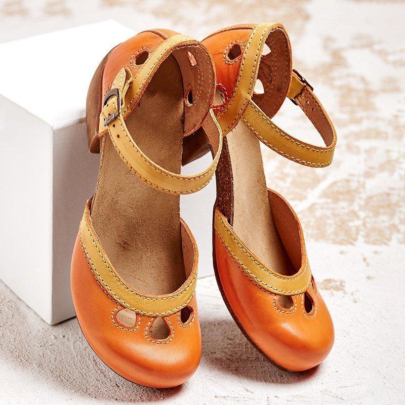 Laisy - Orthopedic Sandals with Low Heel
