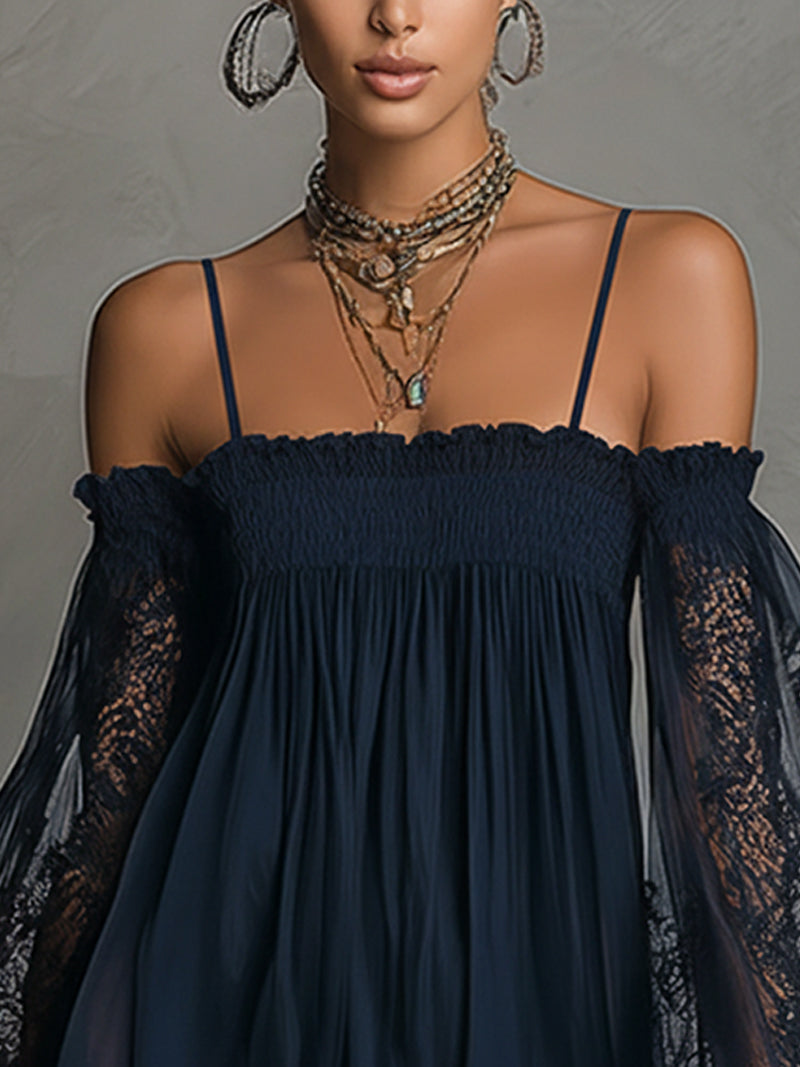 MARJORIE™ - ELEGANT CHIFFON MINI DRESS