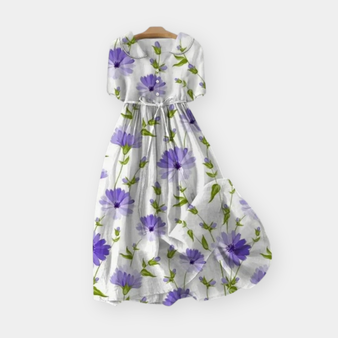 JULIE™ - FLORAL COMFORT MIDI DRESS