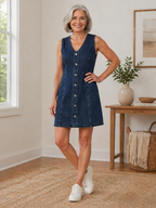 LILA™ - ELEGANT SUMMER DENIM MINI DRESS