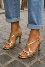 Cassie | Golden Summer Charm Heels