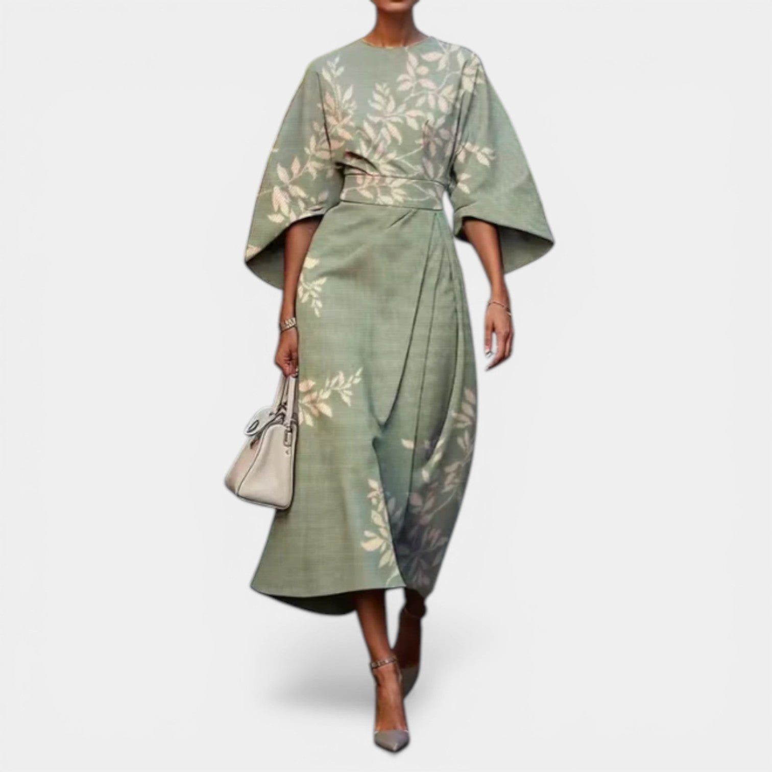 MOLLIE™ - ELEGANT FLORAL SPRING DRESS