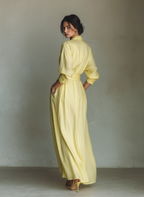 ANISHA™ - SUMMER LINEN MAXI SHIRT DRESS