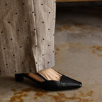 Serelle | Leather Slingback Heels