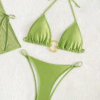 Draped Mesh Four-Piece Set