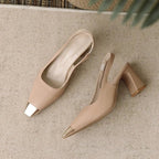 Layla | Pointed Toe Slingback Heels
