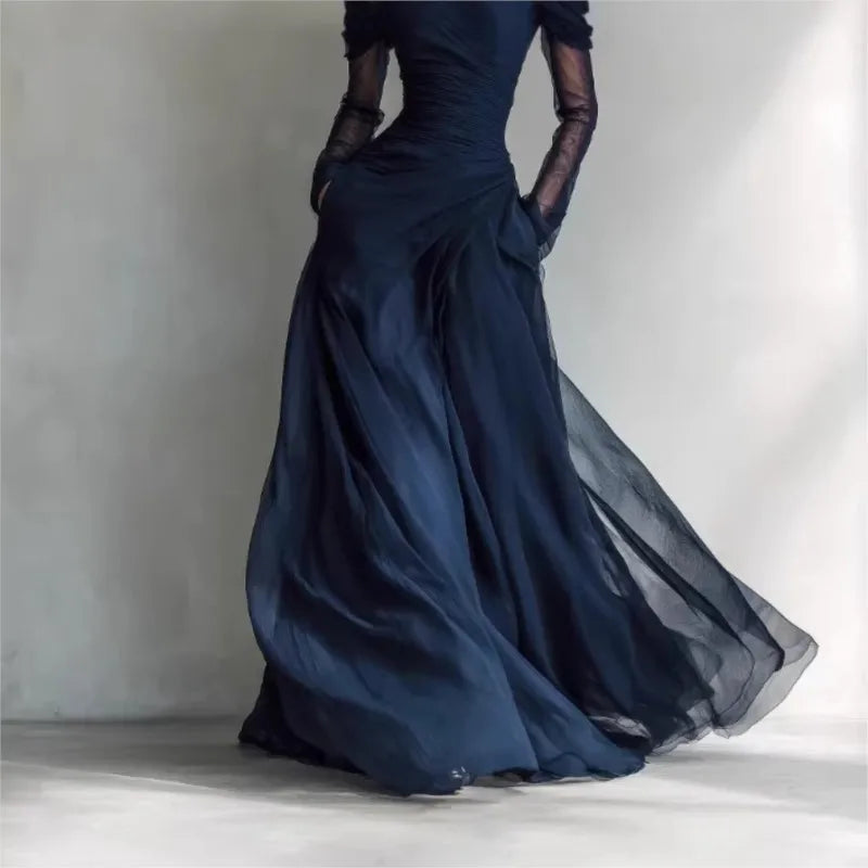 GERTRUDE™ - ELEGANT OFF-THE-SHOULDER MAXI DRESS