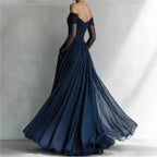 GERTRUDE™ - ELEGANT OFF-THE-SHOULDER MAXI DRESS