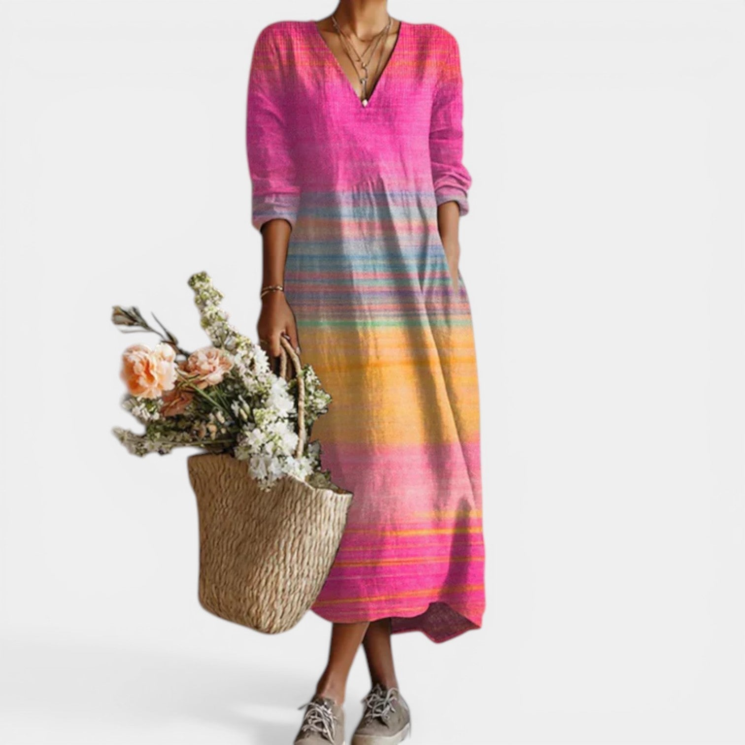 MELANY™ - ELEGANT COMFORT TUMMY COVERAGE DRESS