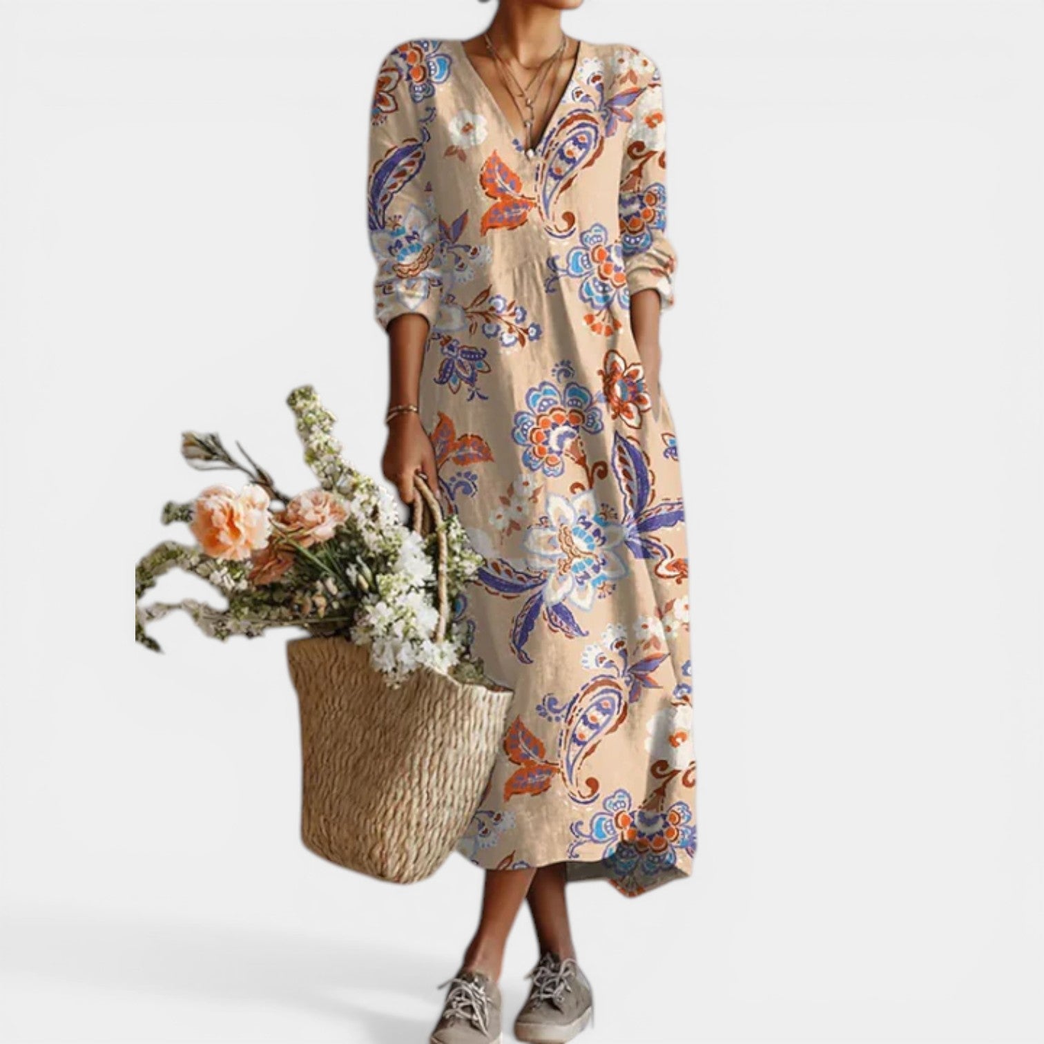 SUZANNA™ - ELEGANT COMFORT TUMMY COVERAGE DRESS