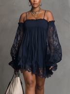 MARJORIE™ - ELEGANT CHIFFON MINI DRESS