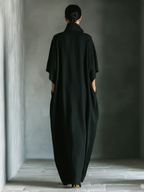 SHIRLEY™ - CASUAL OVERSIZED BLACK MAXI DRESS