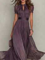 MARILYN™ - ELEGANT GATHERED SUMMER MAXI DRESS