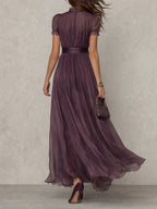 MARILYN™ - ELEGANT GATHERED SUMMER MAXI DRESS
