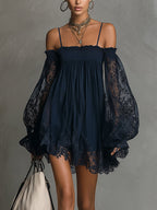 MARJORIE™ - ELEGANT CHIFFON MINI DRESS