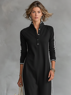 BARBARA™ - LINEN BUTTONED SUMMER MAXI DRESS