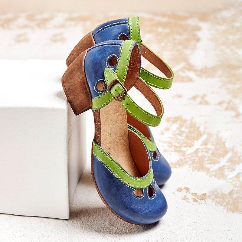 Laisy - Orthopedic Sandals with Low Heel