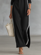 BARBARA™ - LINEN BUTTONED SUMMER MAXI DRESS