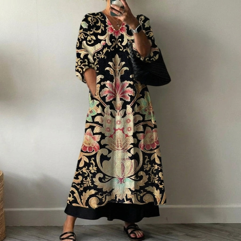 EVI™ - FLOWING PRINT MAXI DRESS