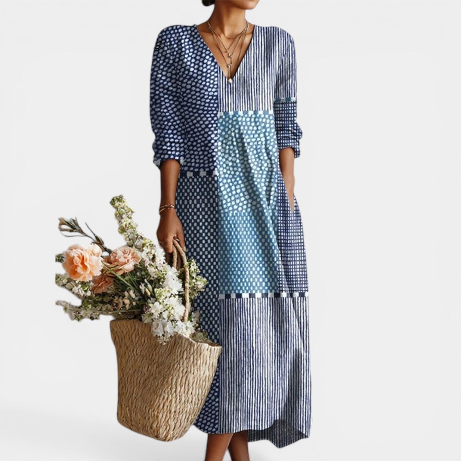 BRIANNA™ - ELEGANT COMFORT TUMMY COVERAGE DRESS
