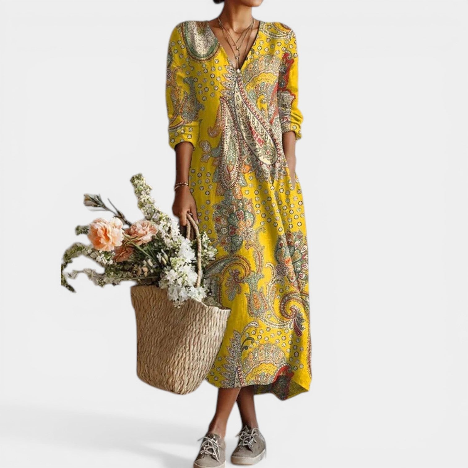 DERRY™ - ELEGANT COMFORT TUMMY COVERAGE DRESS