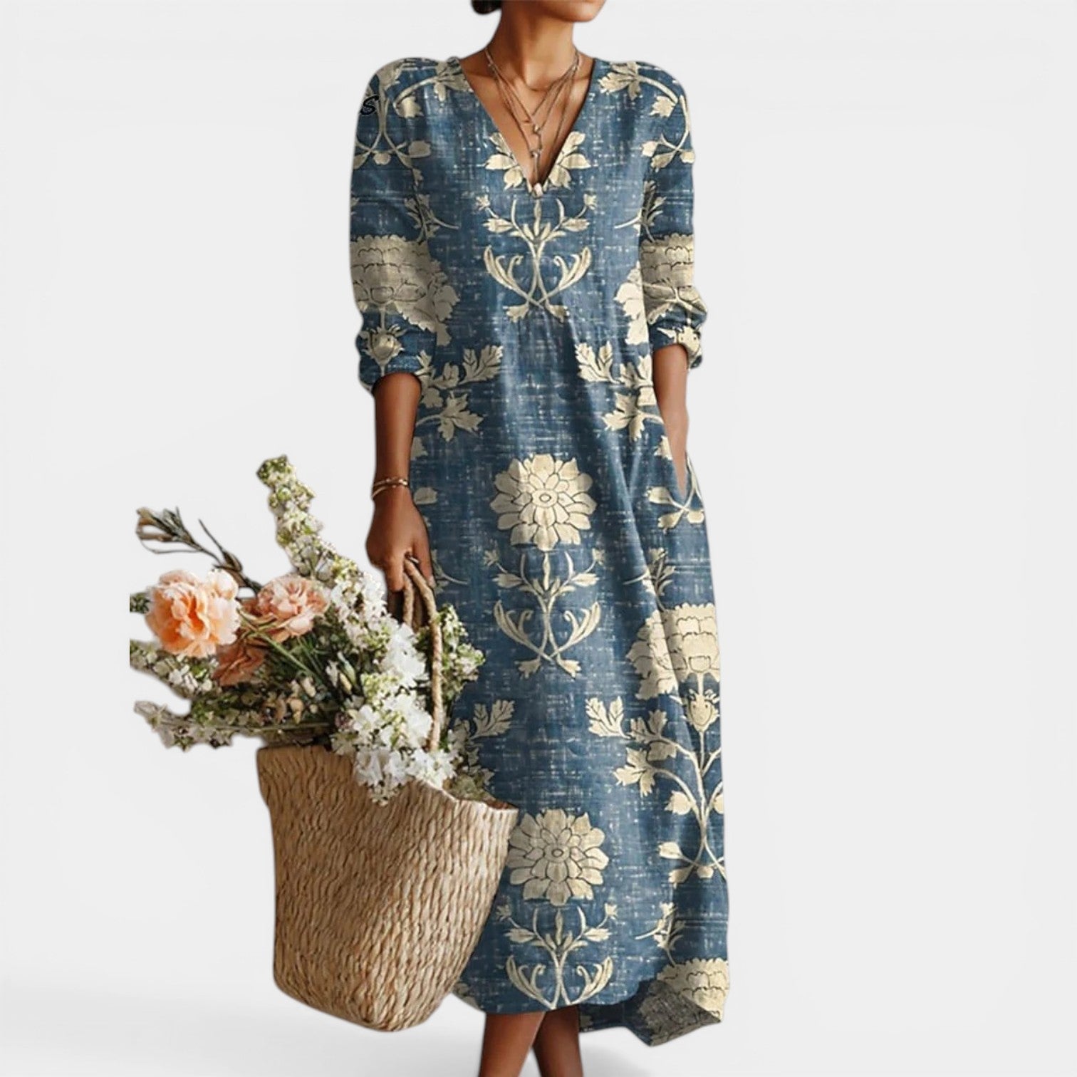 ELLA™ - ELEGANT COMFORT TUMMY COVERAGE DRESS