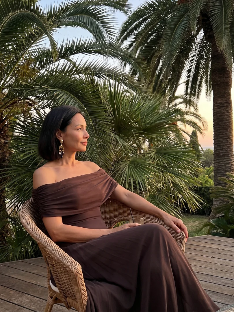 JUNE™ - OFF SHOULDER DRAPED MIDI DRESS