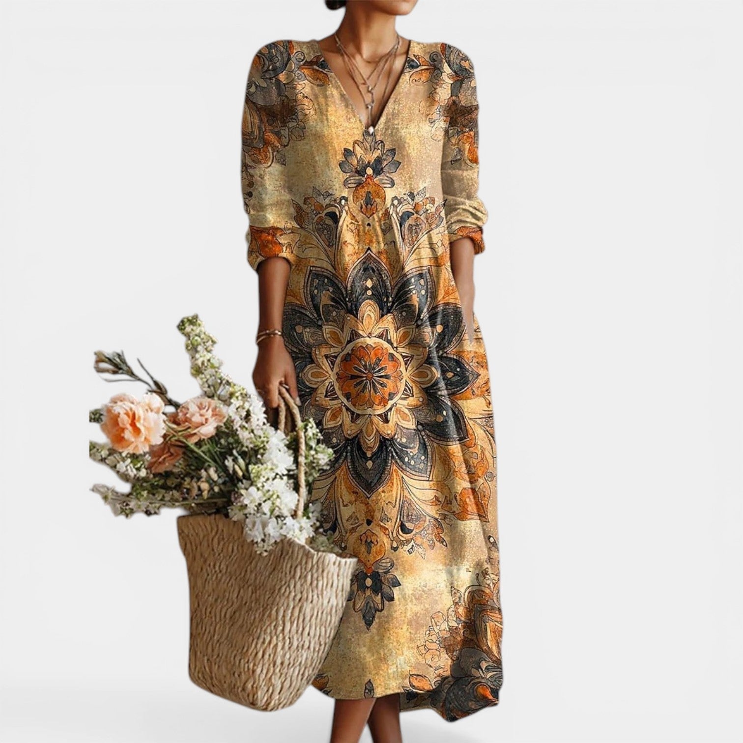 LAYLA™ - ELEGANT COMFORT TUMMY COVERAGE DRESS