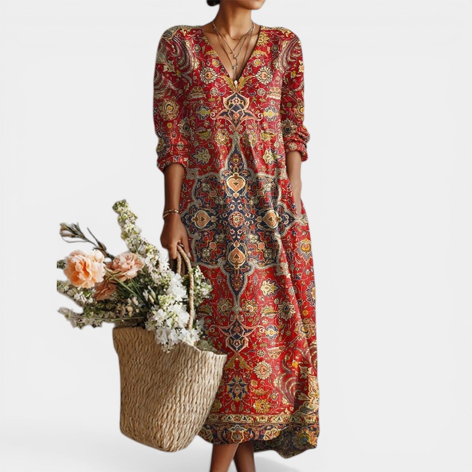 CASSIE™ - ELEGANT COMFORT TUMMY COVERAGE DRESS