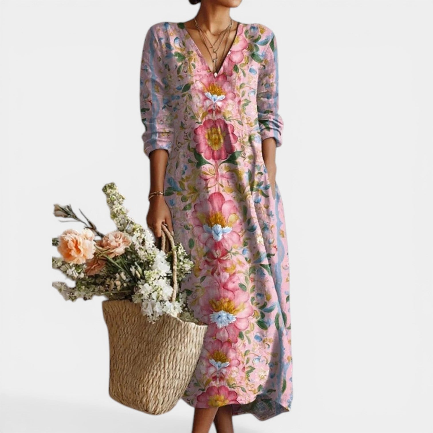 MELLY™ - ELEGANT COMFORT TUMMY COVERAGE DRESS