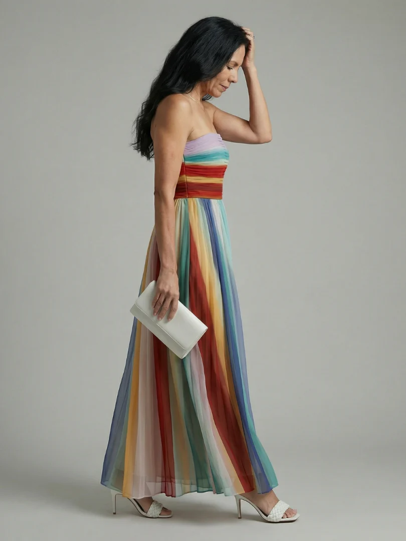 AURORA™ - STRIPED MAXI DRESS