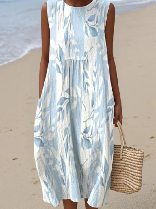 JOY™ - CLASSIC MIDI DRESS WITH FLORAL PATTERN