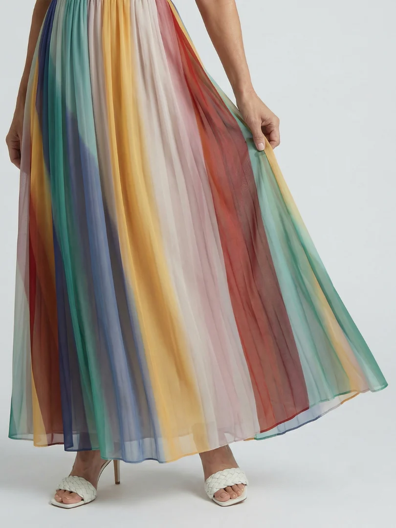 AURORA™ - STRIPED MAXI DRESS