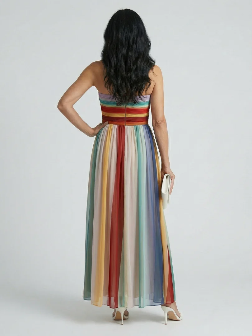 AURORA™ - STRIPED MAXI DRESS