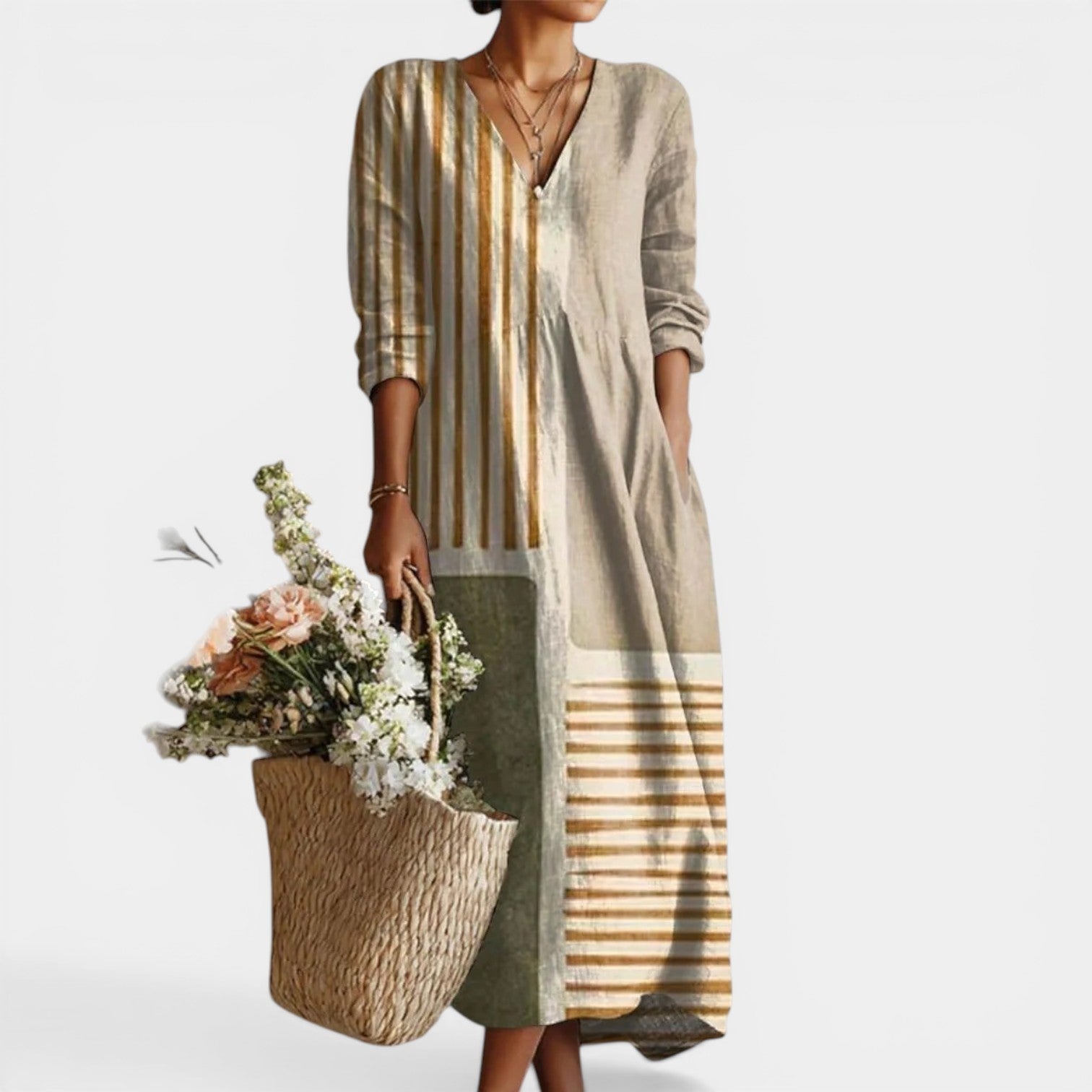 OPHELIA™ - ELEGANT COMFORT TUMMY COVERAGE DRESS
