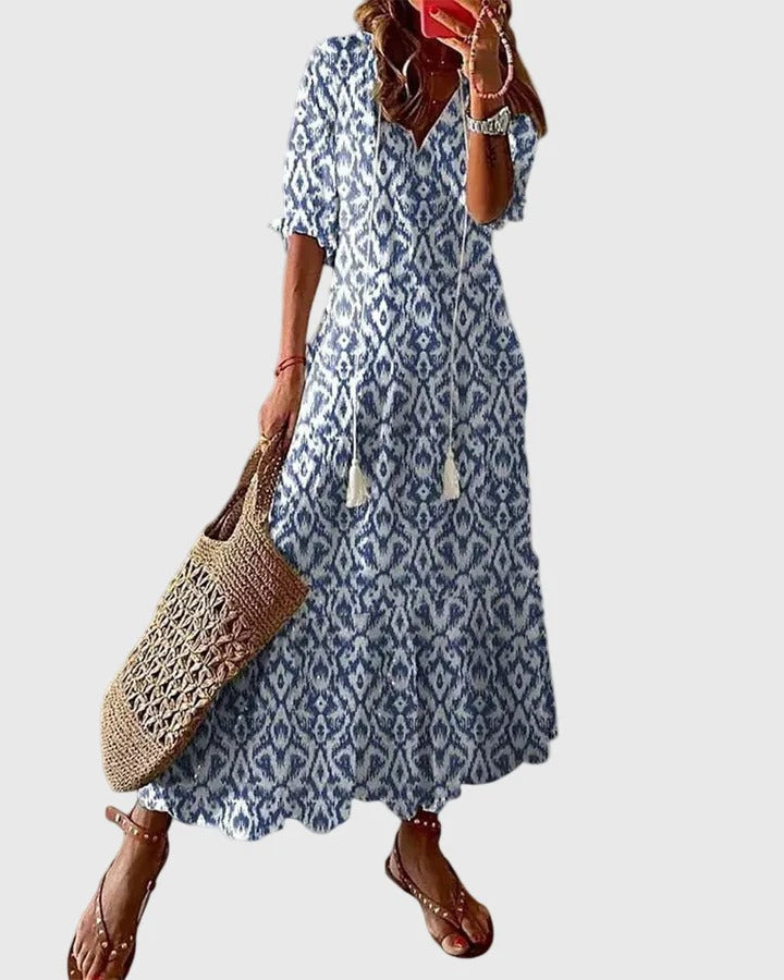 AMALIA™ - BOHO VINTAGE SUMME MAXI DRESS
