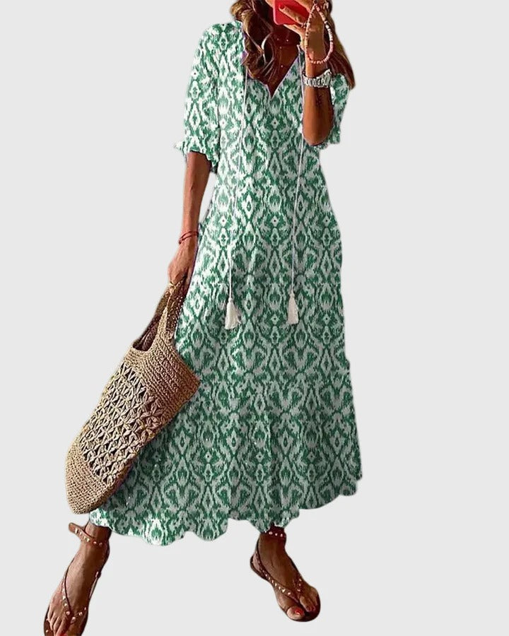 AMALIA™ - BOHO VINTAGE SUMME MAXI DRESS